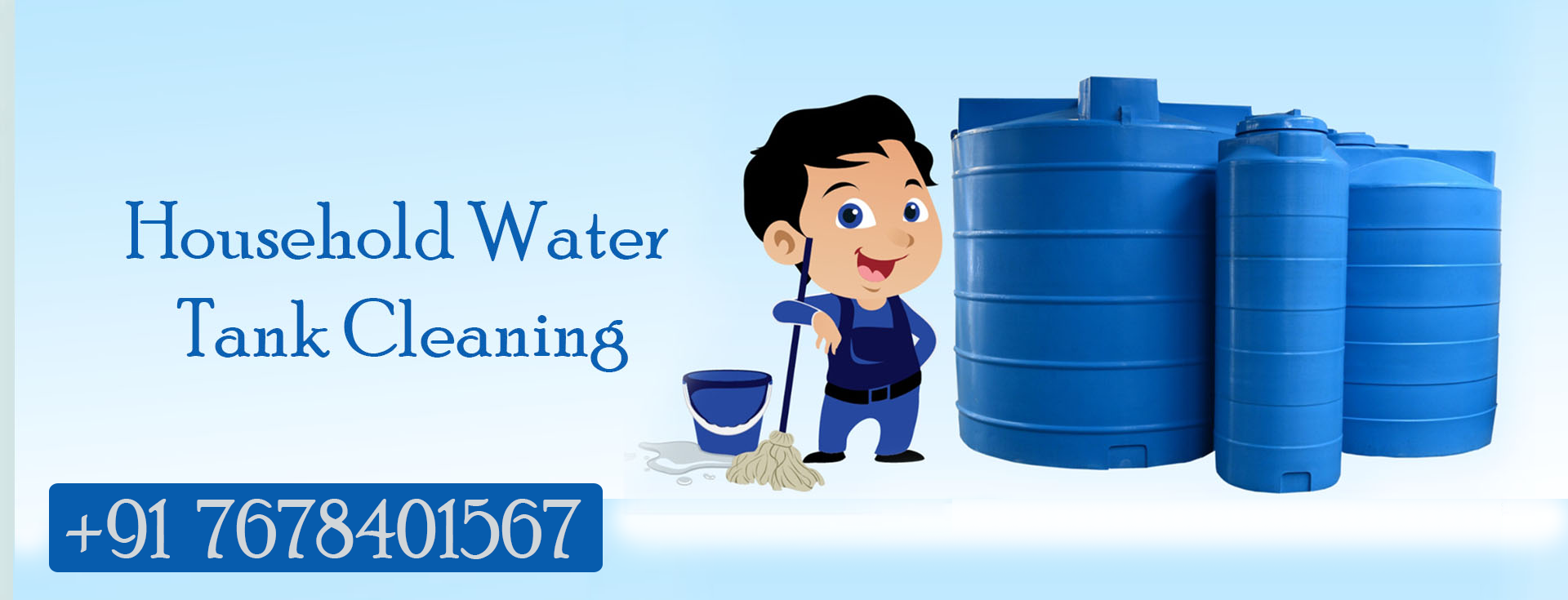 Water tank cleaning services