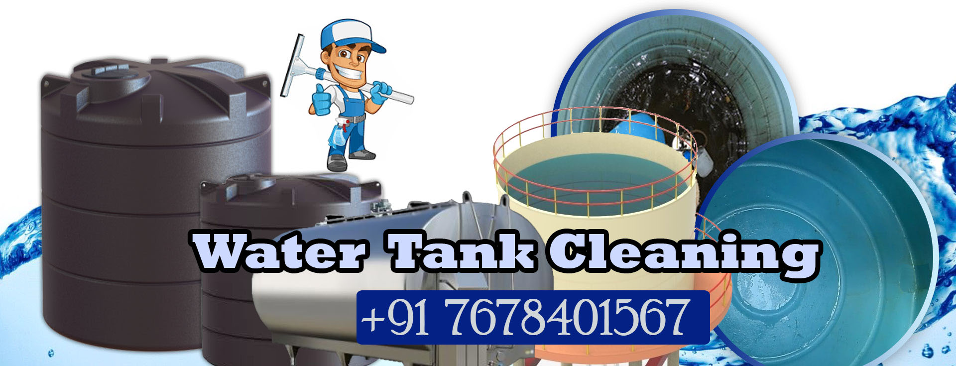 Overhead Water Tank Cleaning